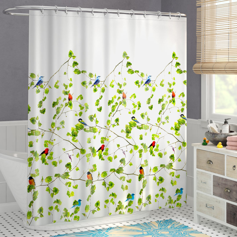 Red Barrel Studio® Kanter Fabric Single Shower Curtain & Reviews Wayfair